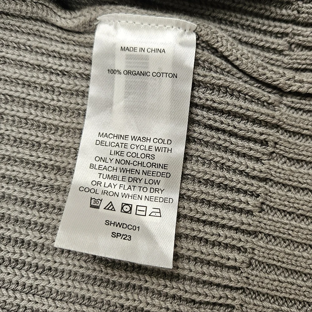 Quince Gray Women's Cardigan Sweater - Picture 8 of 10